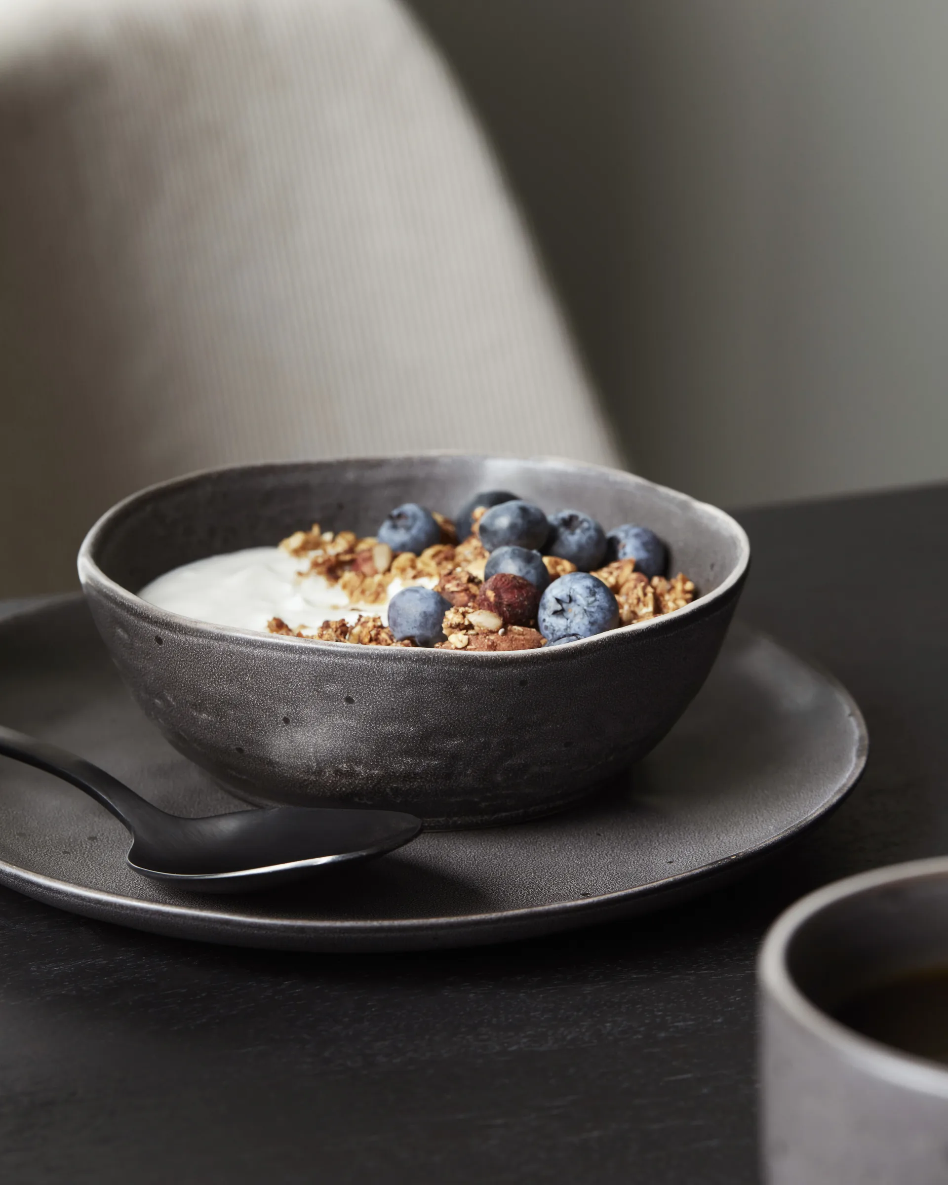 Rustic skål Ø14 cm, Mørkegrå House Doctor