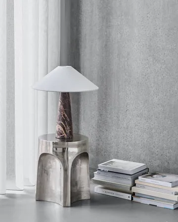 Soffi bordlampe - Brun-Off-White, Ø42x44,5 cm - House Doctor