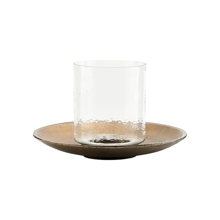 Solapur lygte Ø50x35 cm, Messing-glas House Doctor