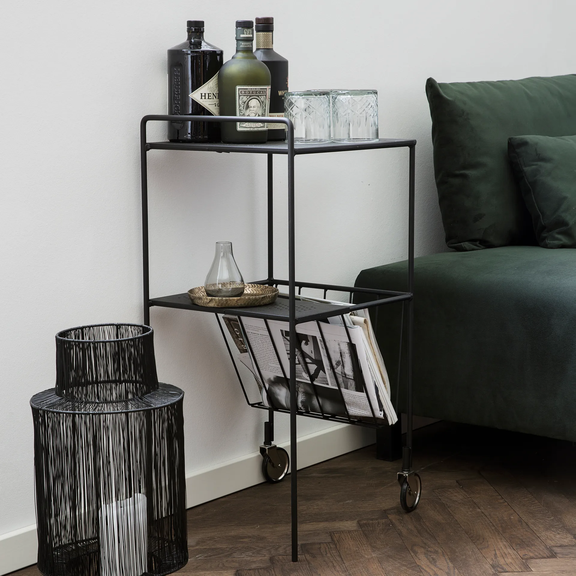 Use vogn med hjul, sort House Doctor