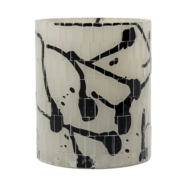 House Doctor Vana fyrfadsstage Ø10,5 cm Sort