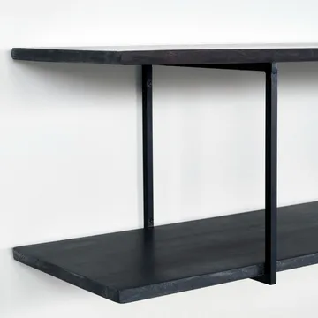 Woods hylde 130 cm - Sort - House Doctor