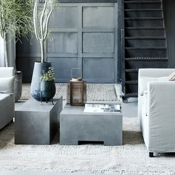 Wowe tæppe 180x180 cm - Beige - House Doctor