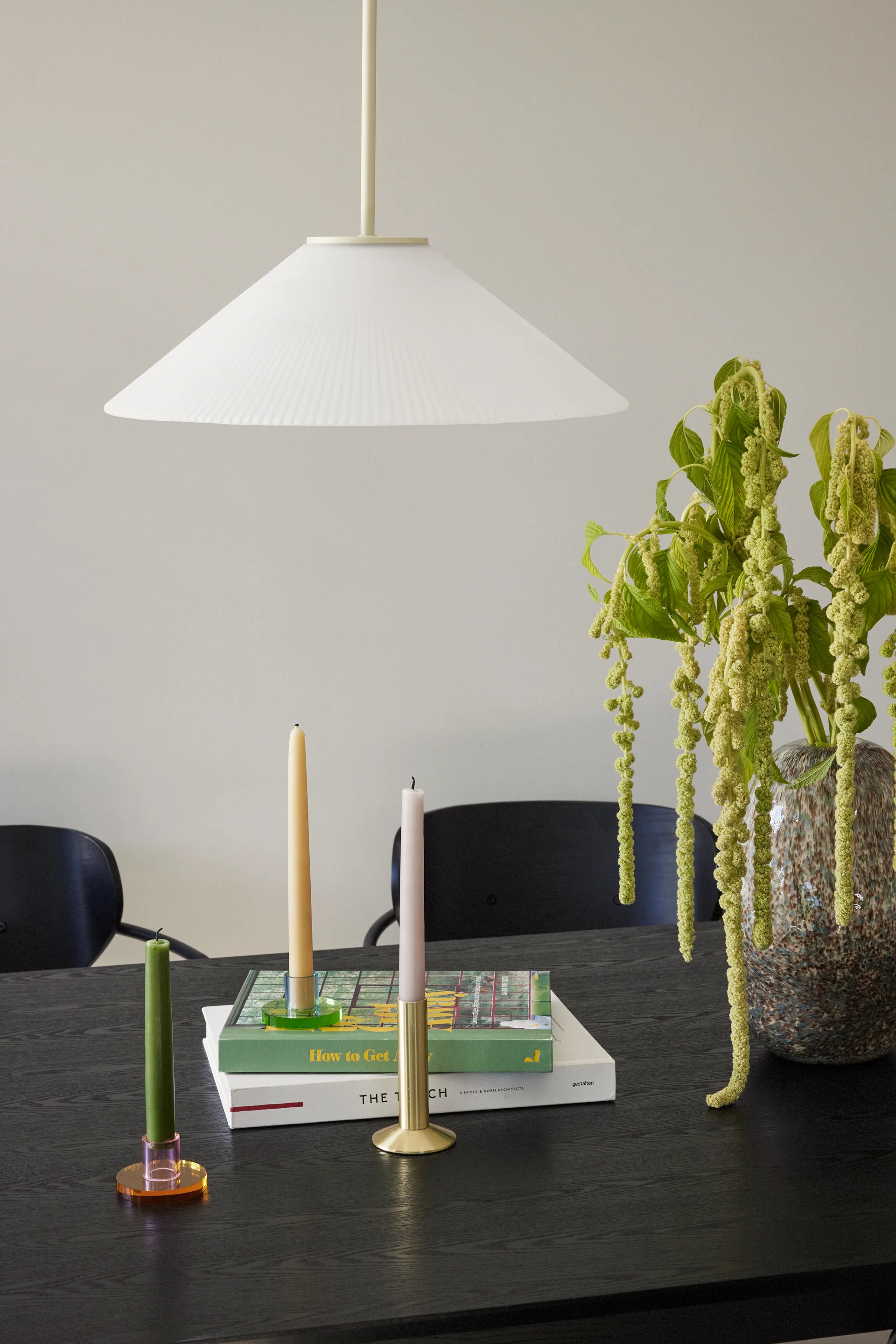 Astra lysestage small, Pink-orange Hübsch Interior