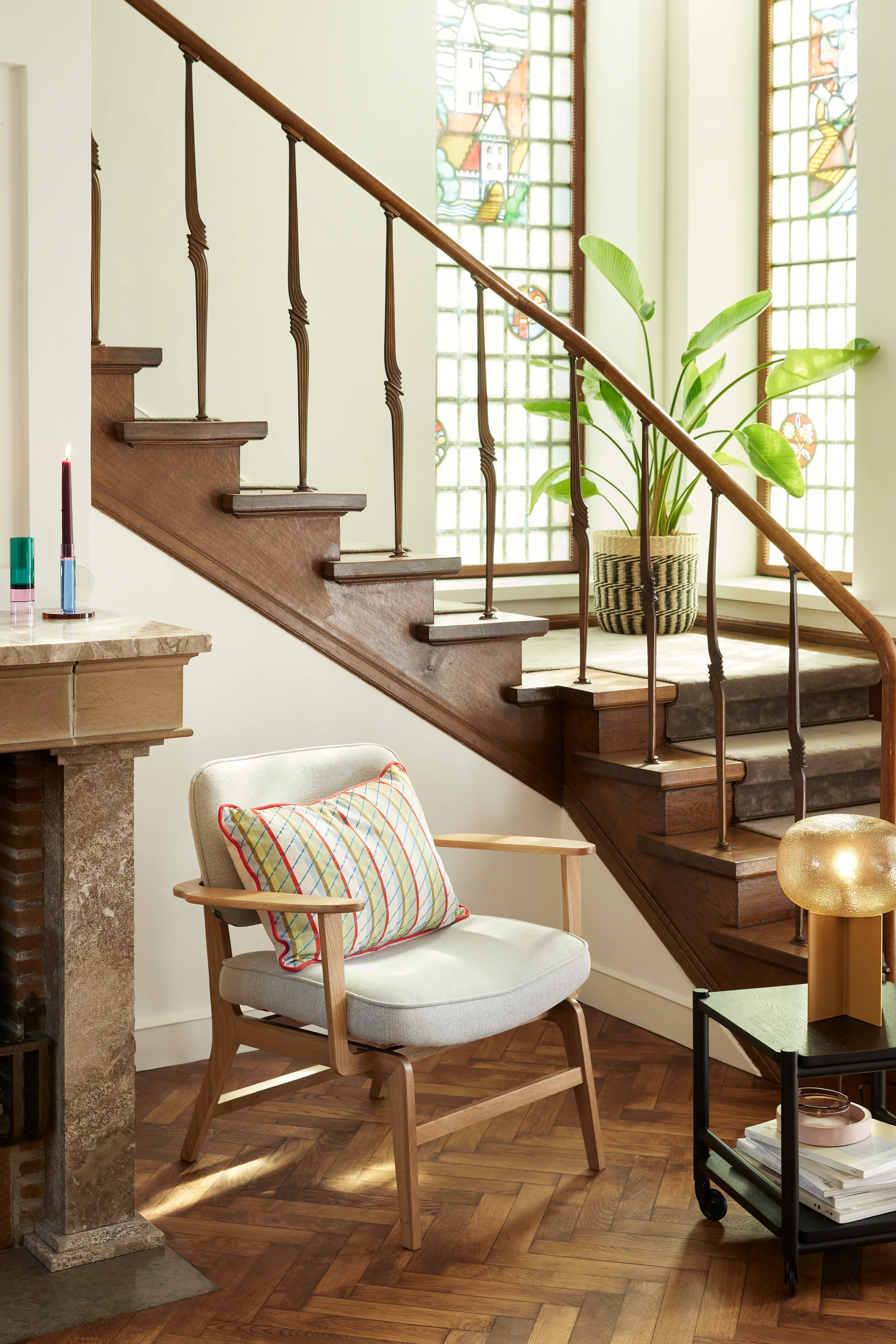 Astro lysestage, Blue Hübsch Interior