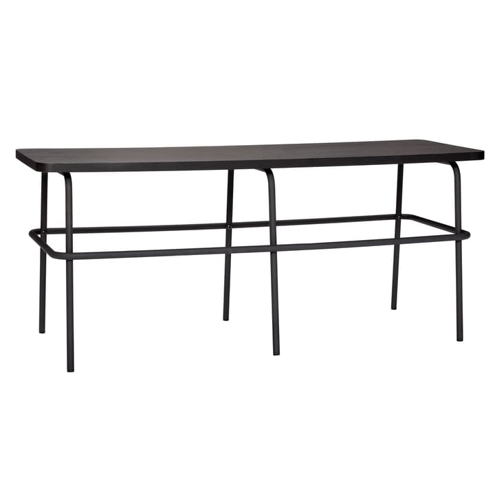 Bænk 46x110cm - Metal-sort - Hübsch