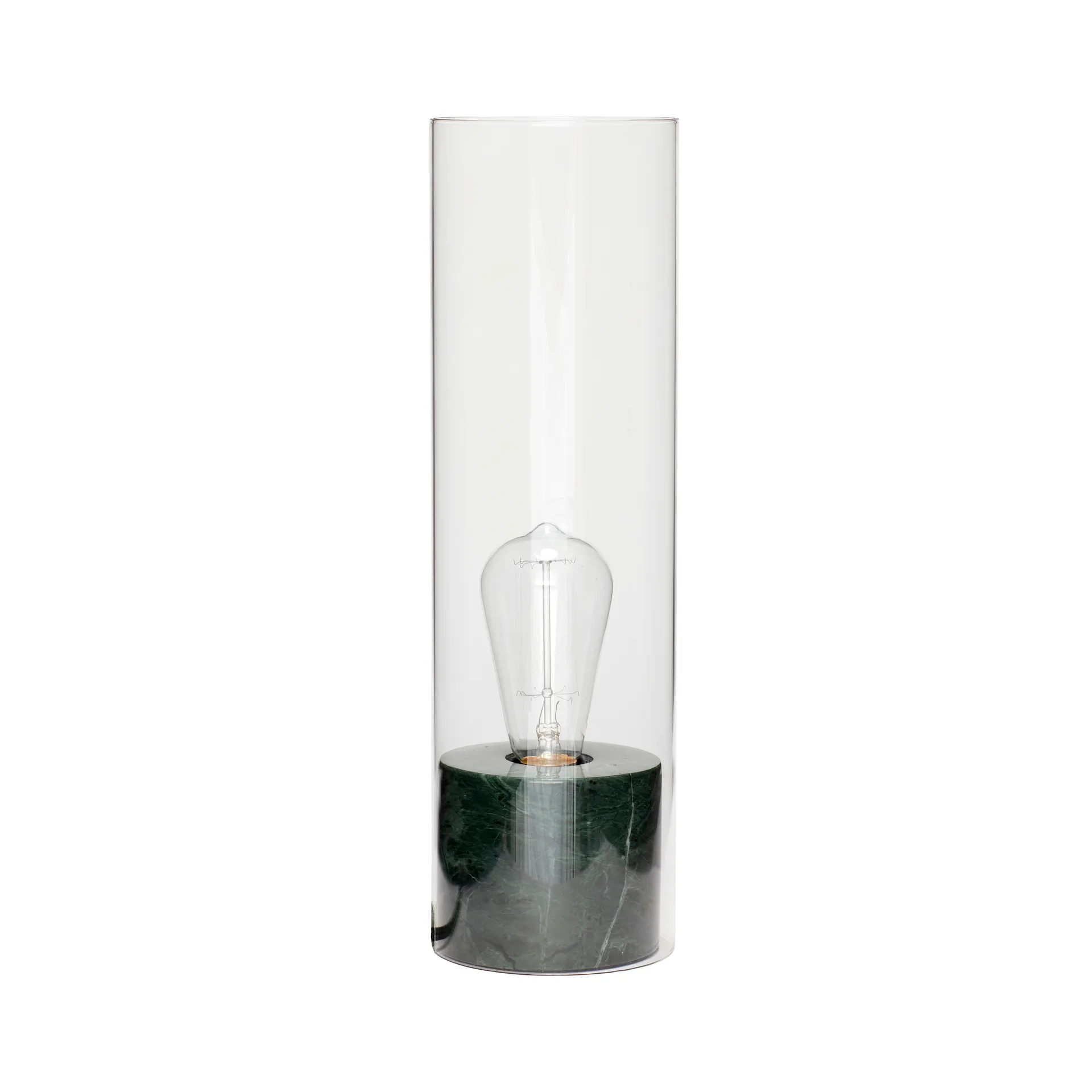 Bordlampe Ø12 cm, Grøn Hübsch Interior