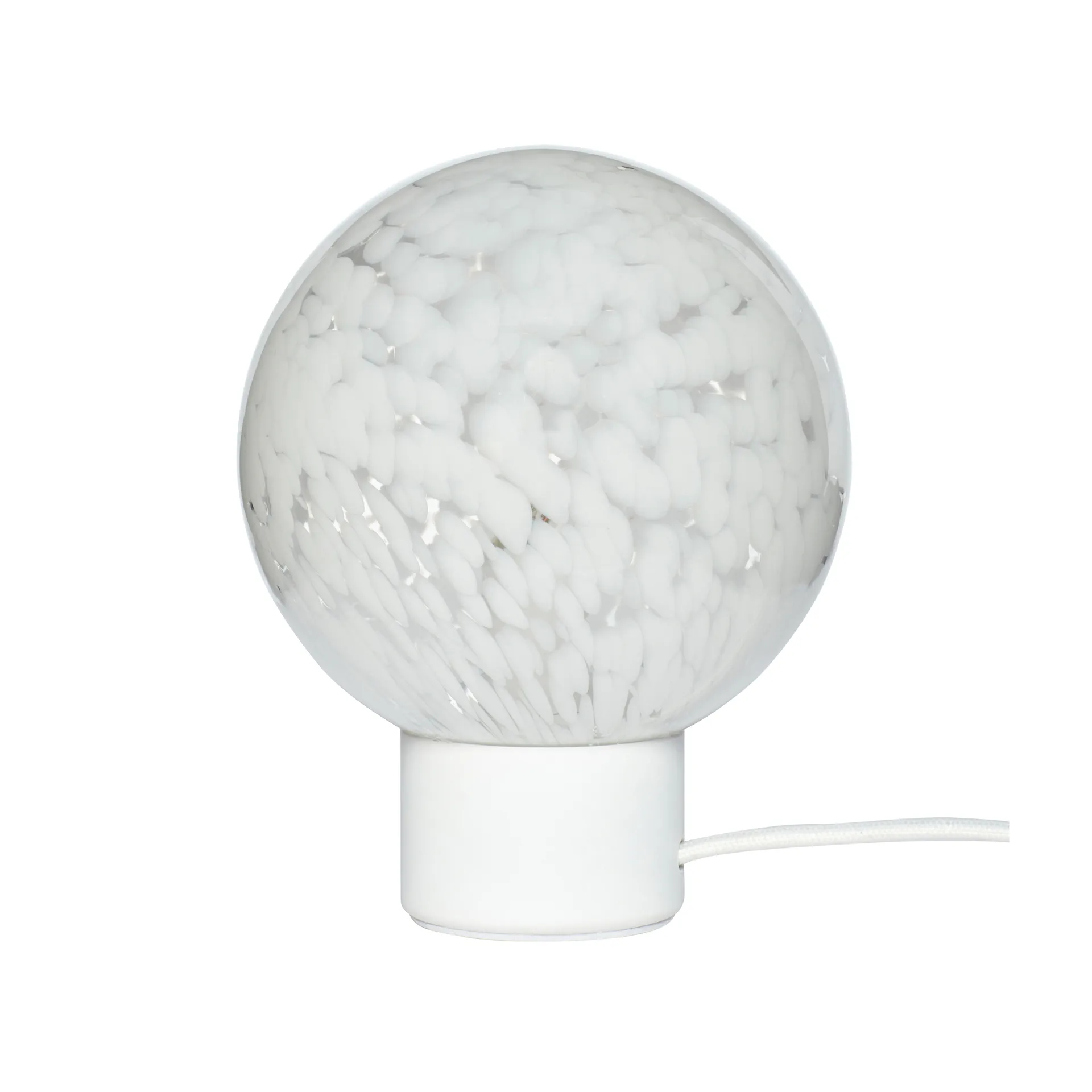 Bordlampe Ø15 cm, Metal-hvid Hübsch Interior