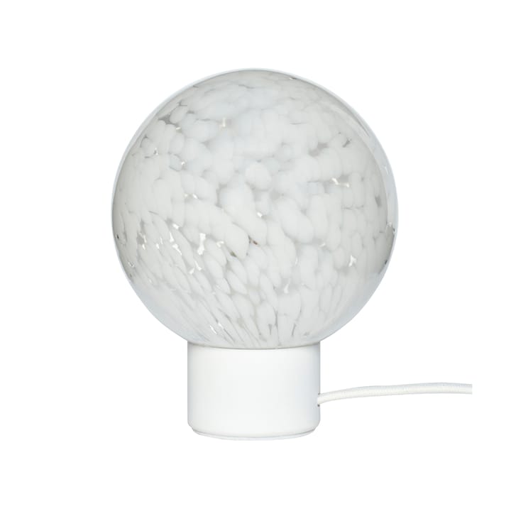Bordlampe Ø15 cm - Metal-hvid - Hübsch