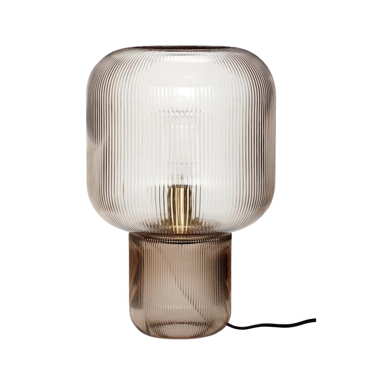 Bordlampe Ø27 cm - Røg - Hübsch