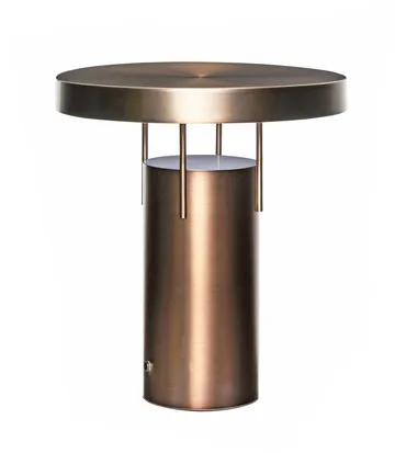 BringMe portabel bordlampe - Burnished brass, 28 cm - Hübsch Interior