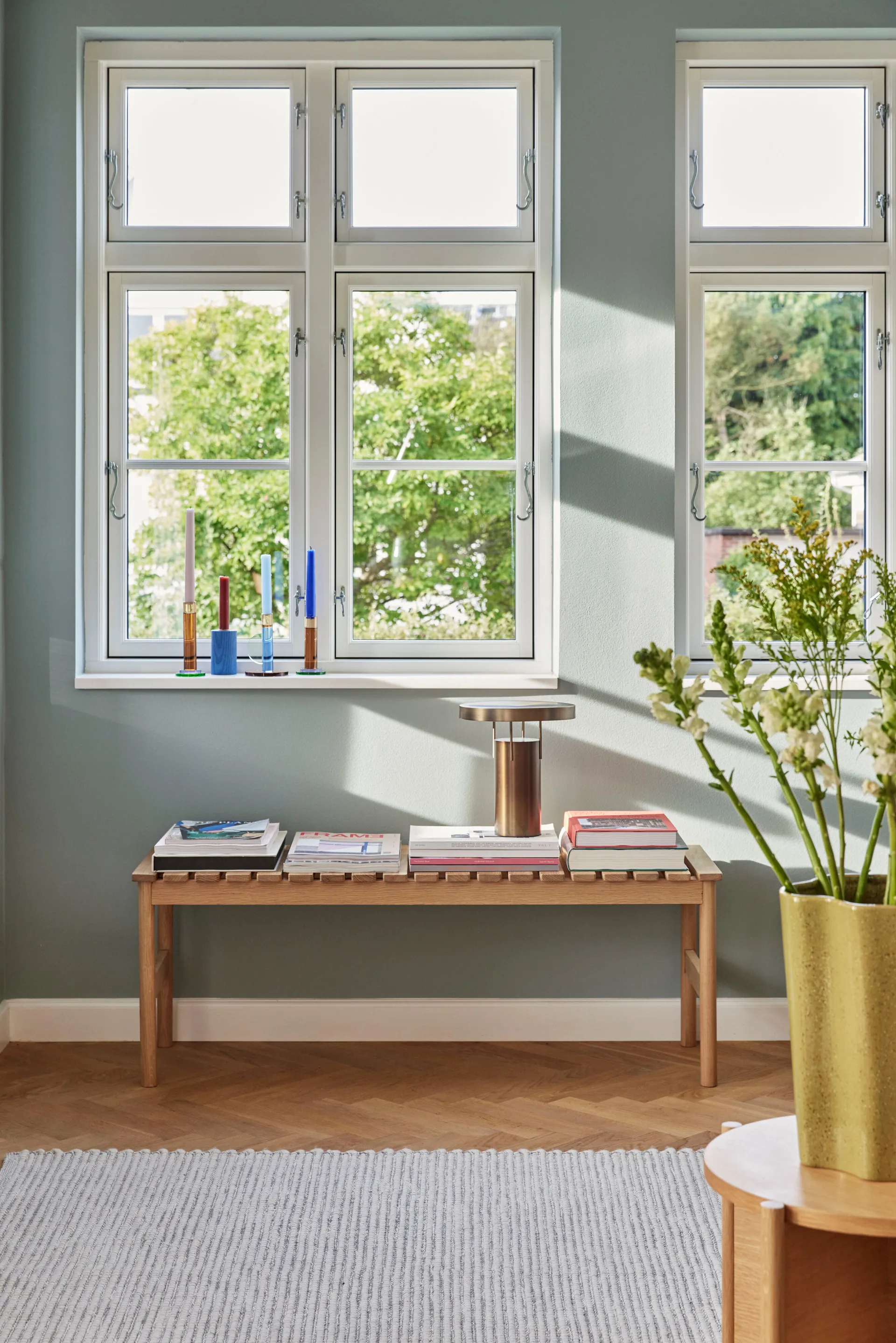 BringMe portabel bordlampe, Burnished brass, 28 cm Hübsch Interior