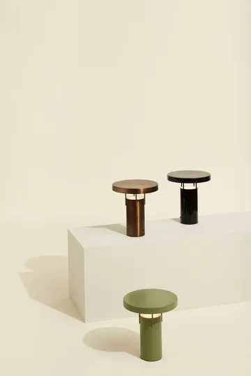 BringMe portabel bordlampe - Burnished brass, 28 cm - Hübsch Interior