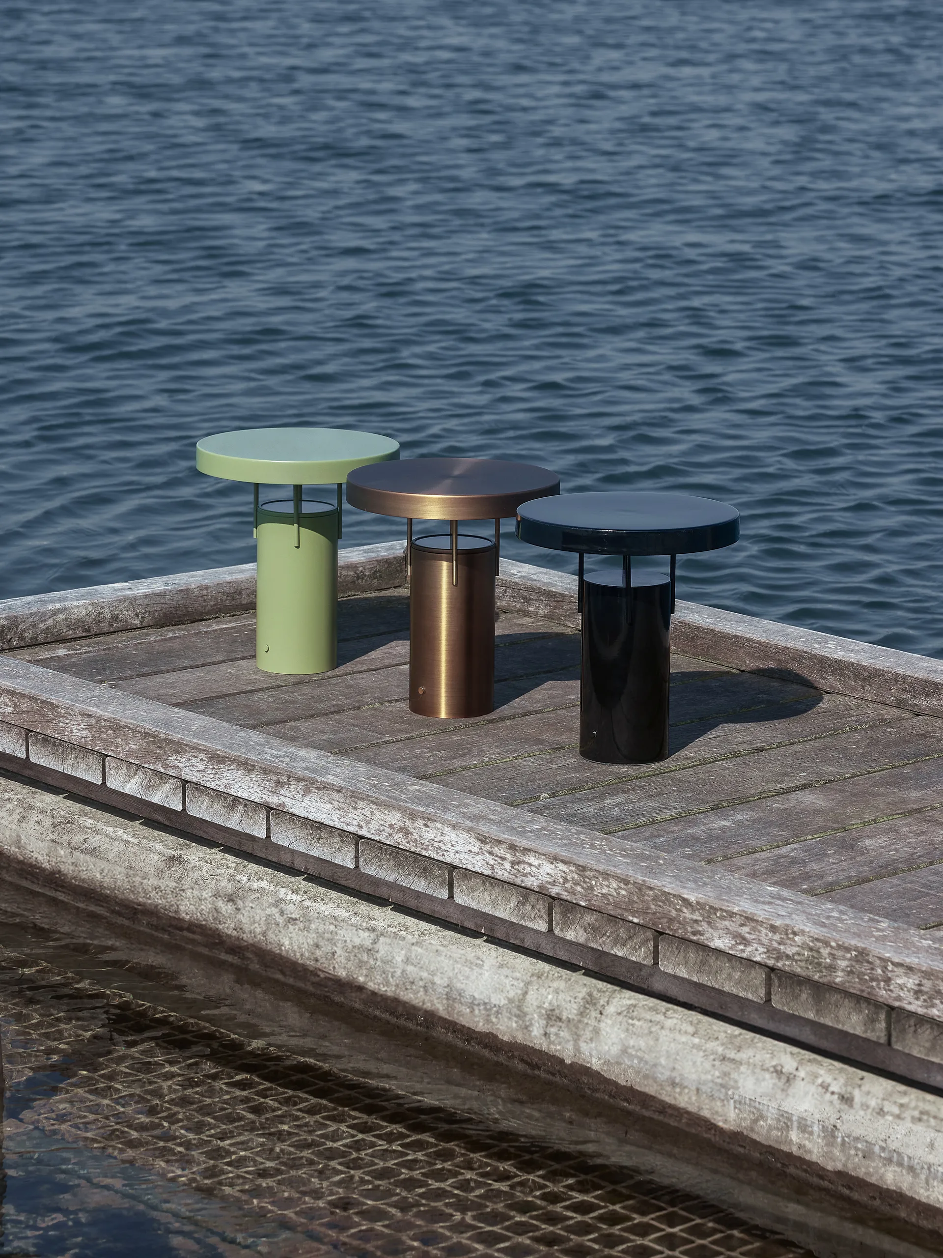 BringMe portabel bordlampe, Burnished brass, 28 cm Hübsch Interior