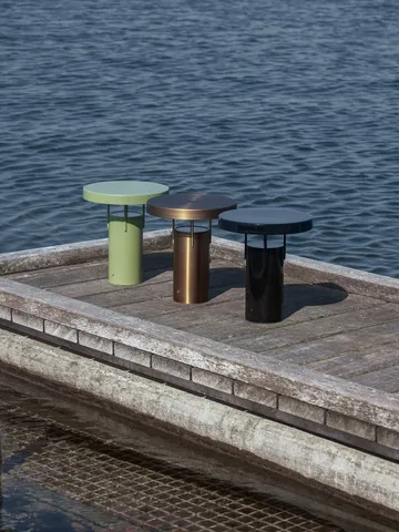 BringMe portabel bordlampe - Burnished brass, 28 cm - Hübsch Interior