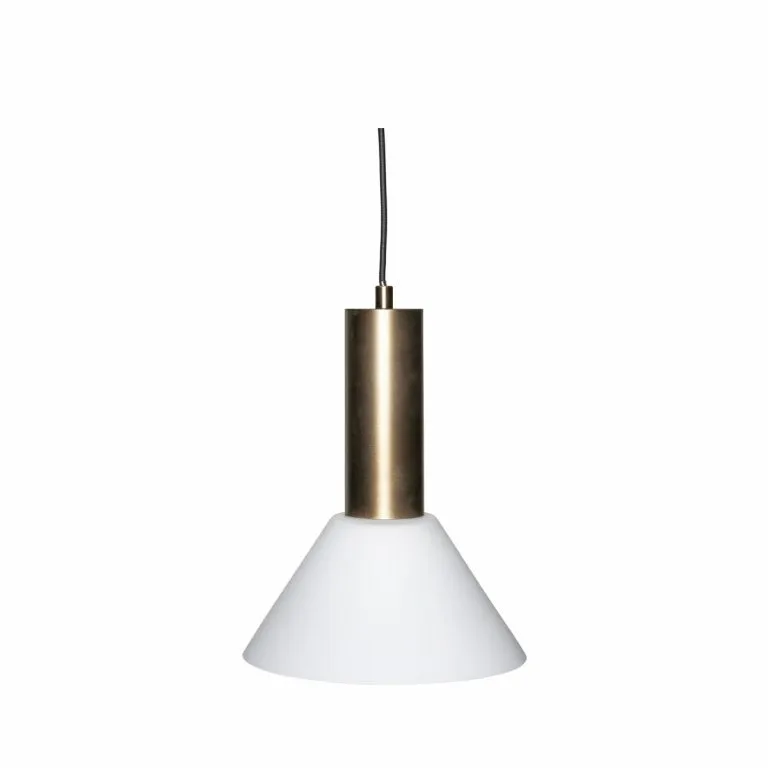Contrast loftlampe 28 cm, Polert messing Hübsch