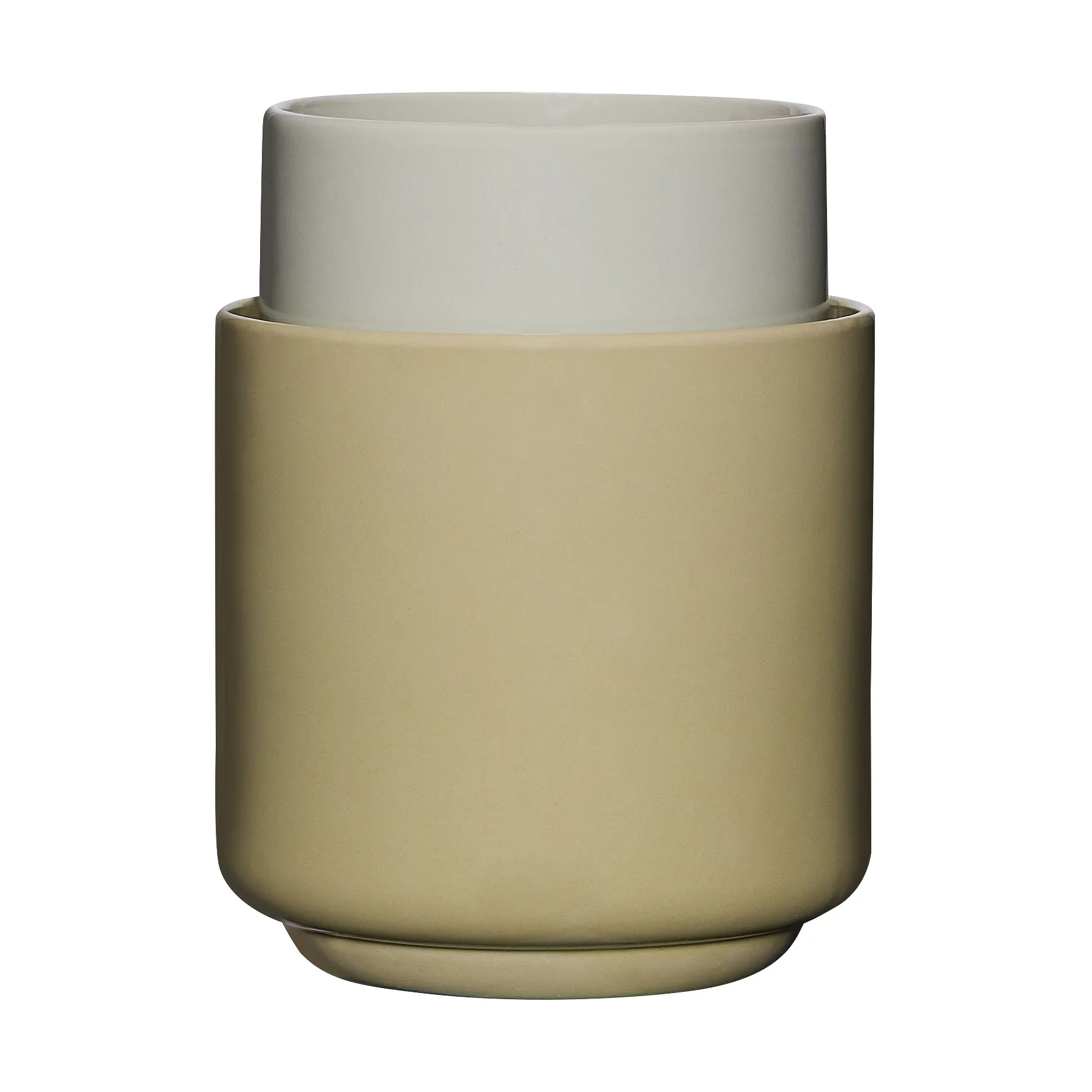 Deux krukke sæt 2 dele, Light green-sand Hübsch Interior