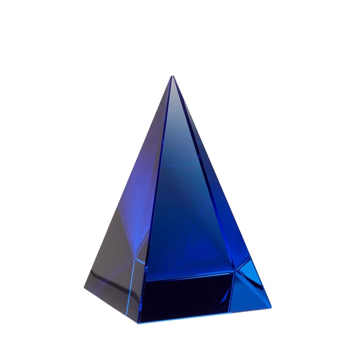 Glaspyramide, Blå Hübsch