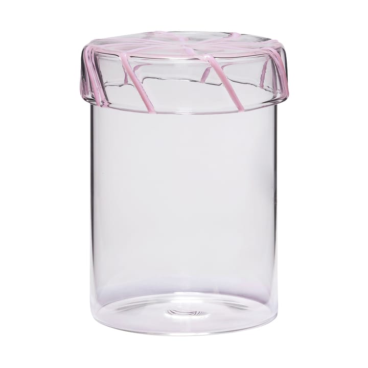 Heir opbevaringsglas medium - Pink - Hübsch