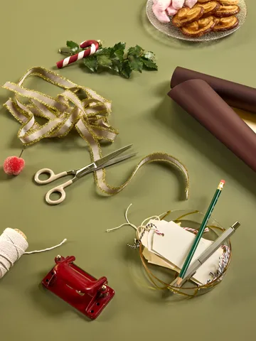 Her opbevaringsglas low - Yellow - Hübsch Interior