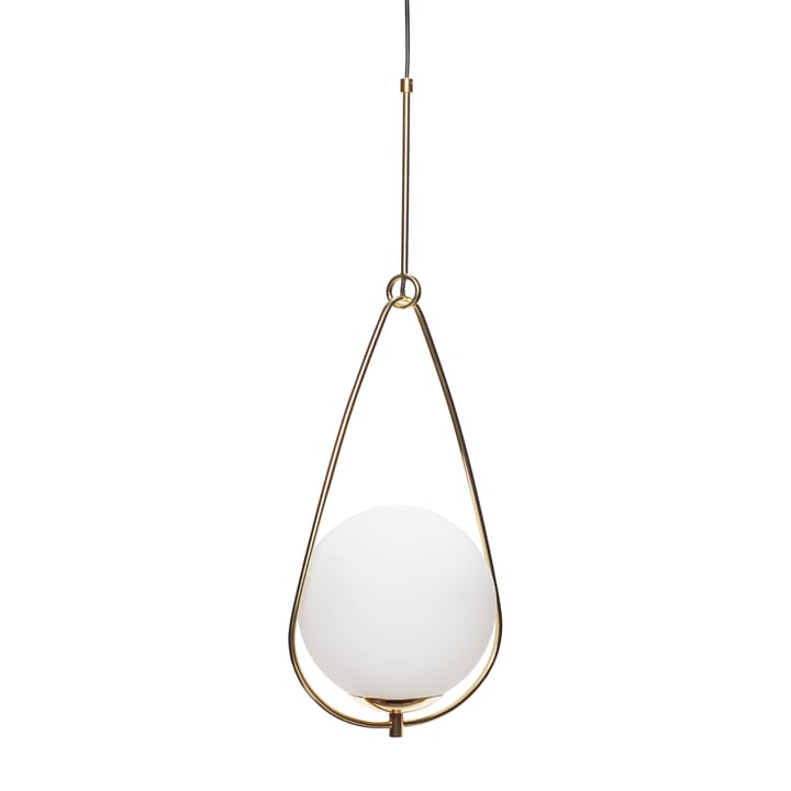 Hübsch loftlampe Ø30 cm, Hvid-messing Hübsch Interior
