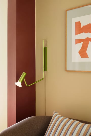Hübsch Wally væglampe - Light green - Hübsch Interior