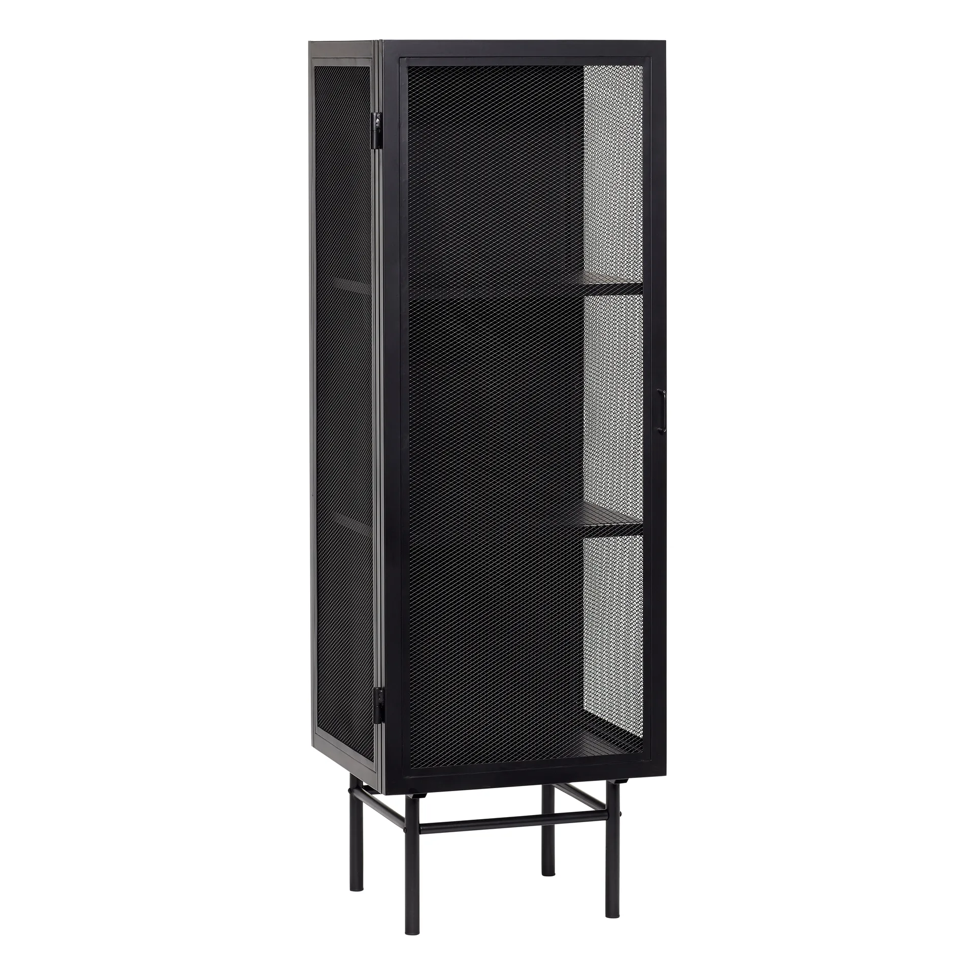 Metalskab 50x45x150 cm, Sort Hübsch Interior