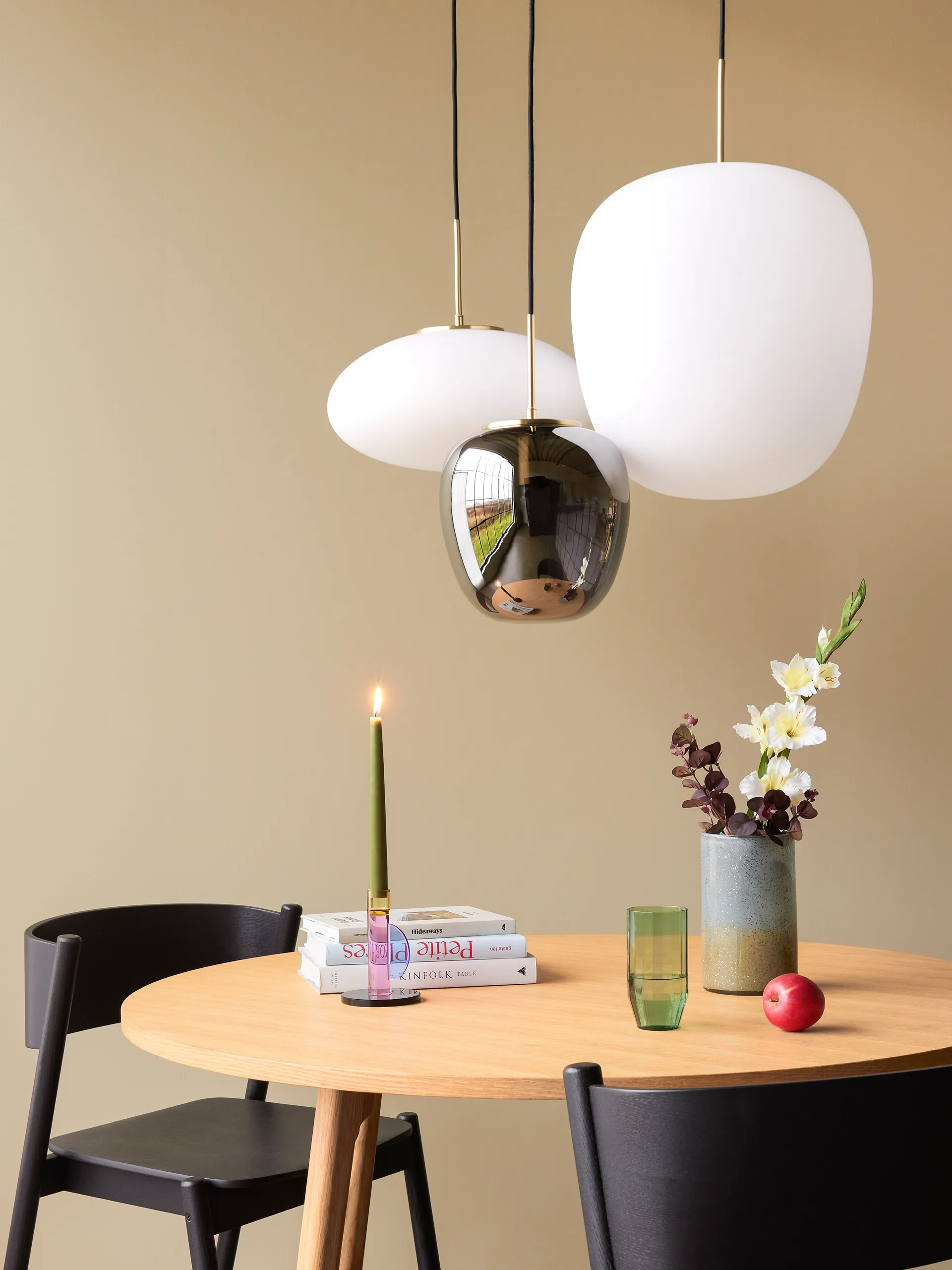 Muse Ellipse pendel, White Hübsch Interior