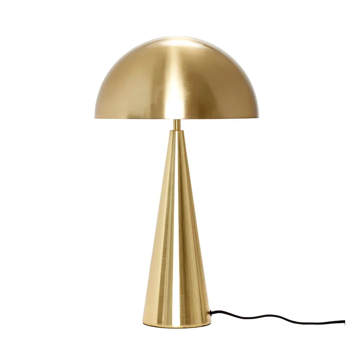 Mush bordlampe - Brass, tall 50 cm - Hübsch