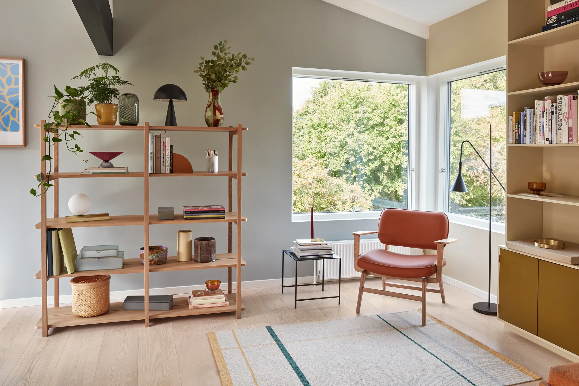 Mush bordlampe mini, Black Hübsch Interior