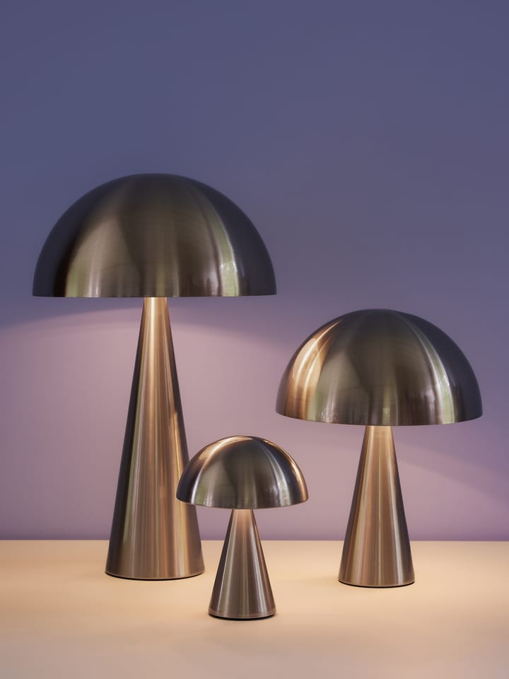 Mush bordlampe tall, Nikkel Hübsch Interior