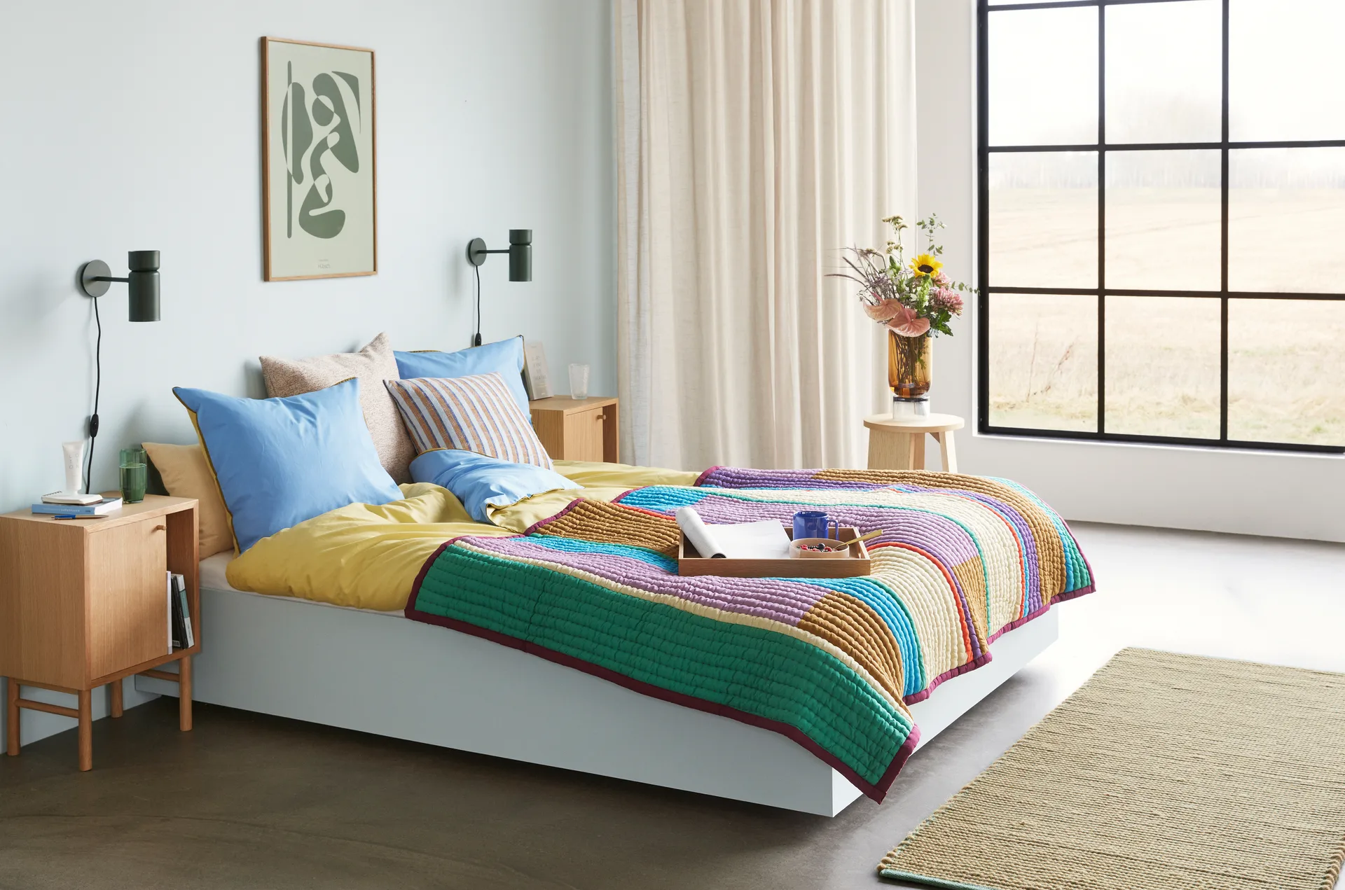 Pavilion plaid, Multicolour, 140x200 cm Hübsch