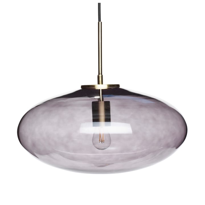 Pendel glas messing Ø40 cm, Røggrå Hübsch Interior