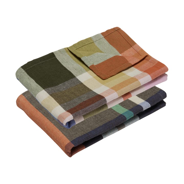 Playful viskestykke 2-pak - Multicolour - Hübsch