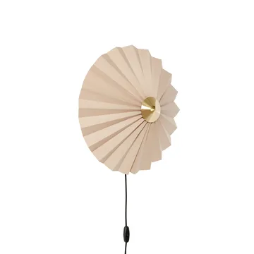 Pliss væglampe - Beige - Hübsch Interior