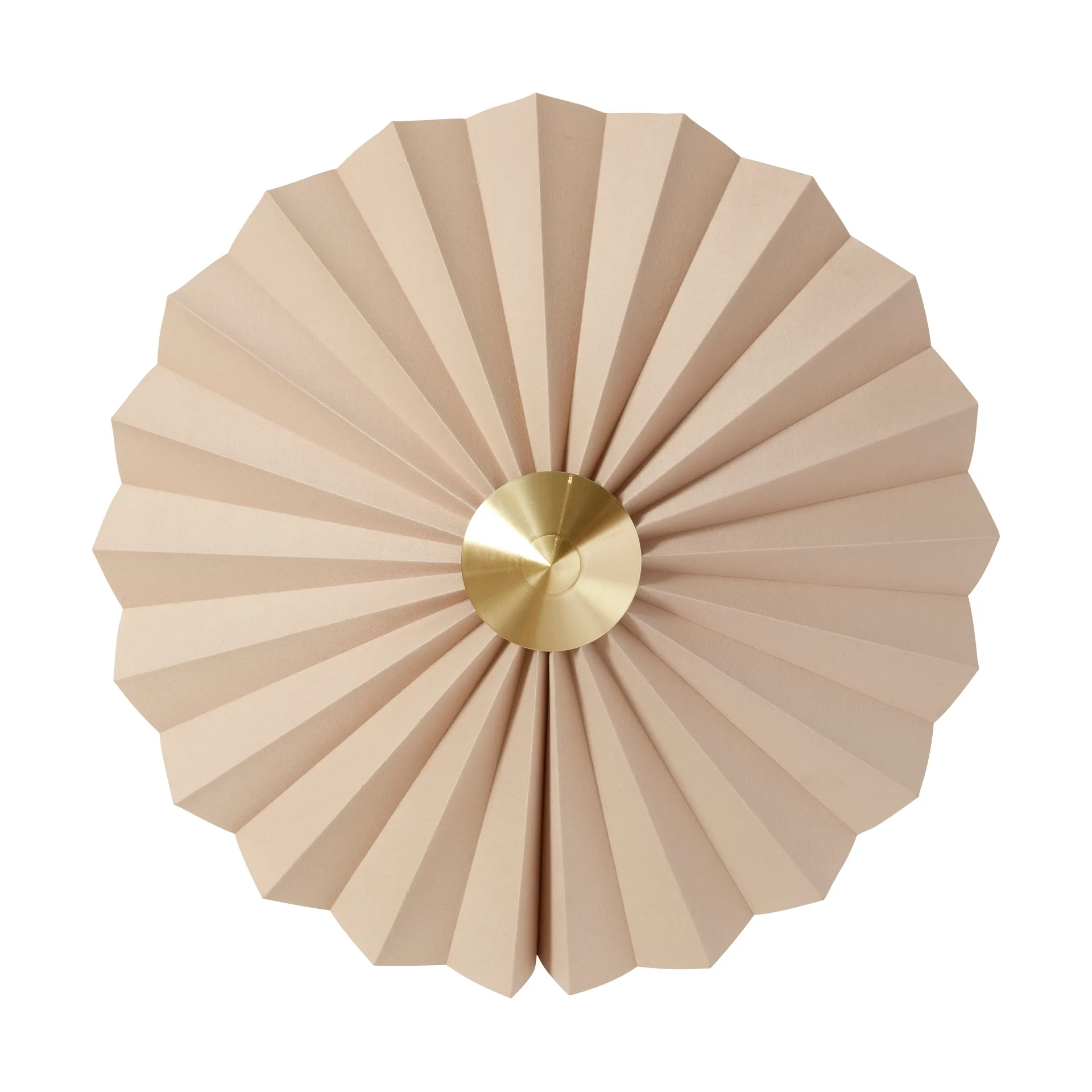 Pliss væglampe, Beige Hübsch Interior