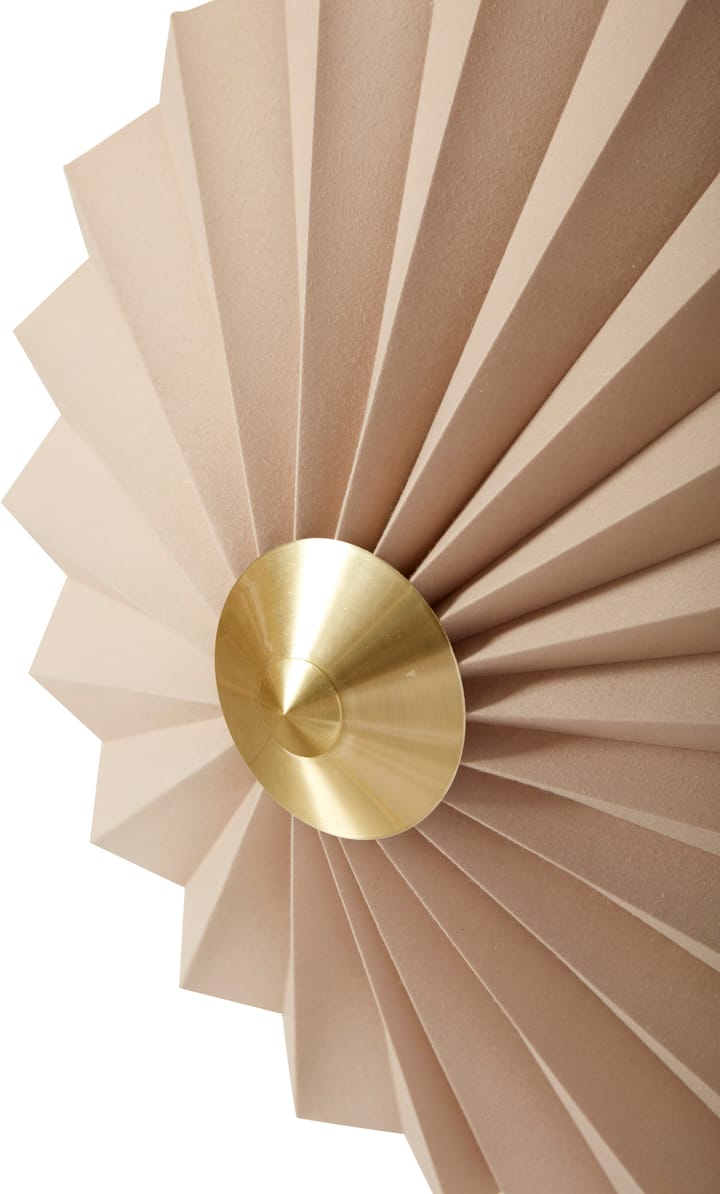 Pliss væglampe, Beige Hübsch Interior