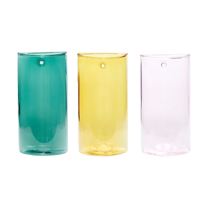 Popsicle vase sæt 3 dele - Multicolour - Hübsch