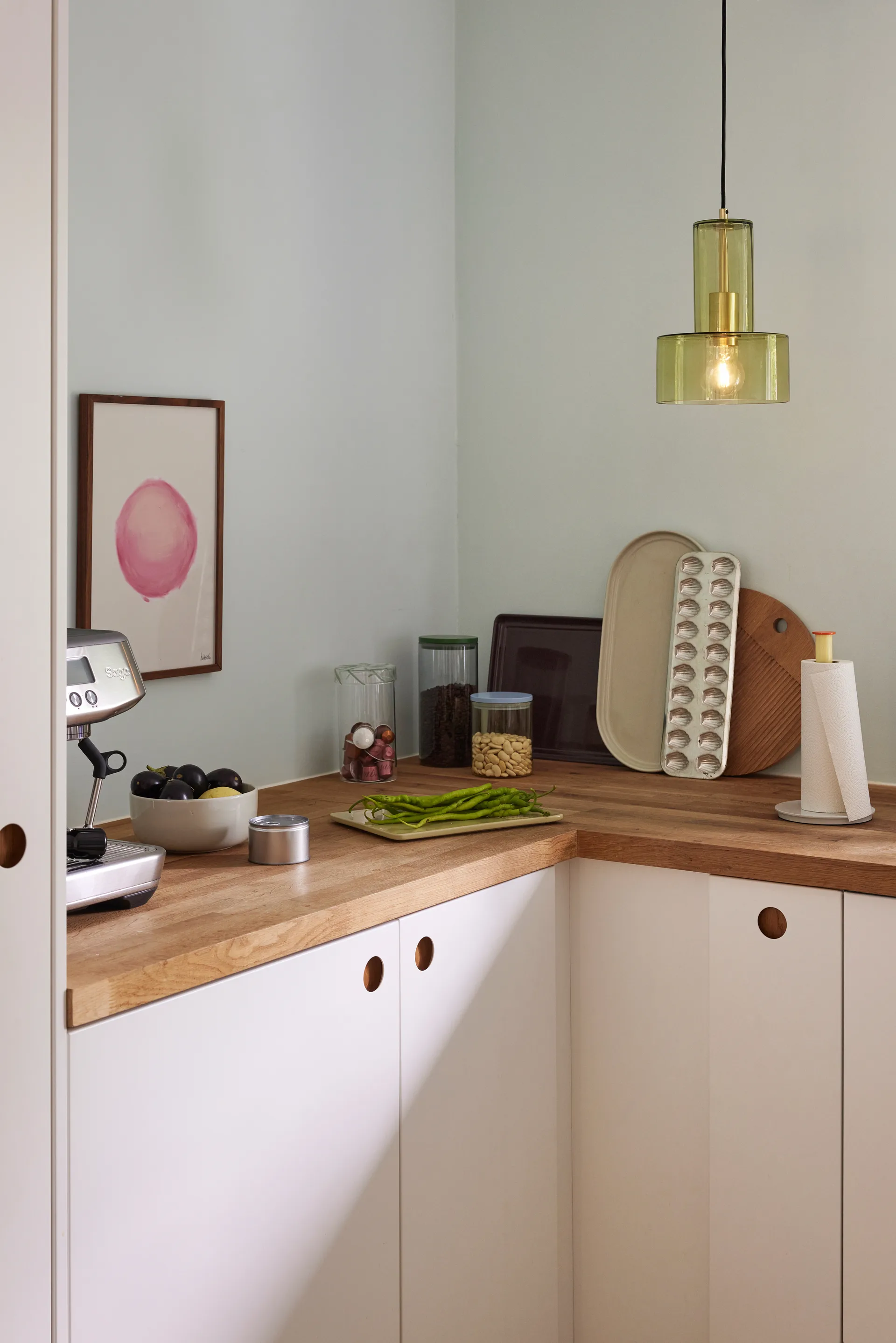 Ripple loftlampe, Green Hübsch Interior