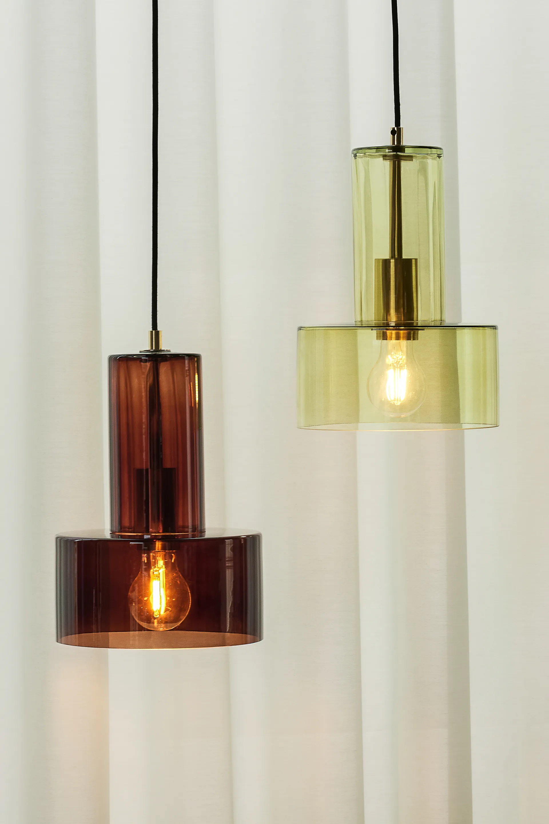 Ripple loftlampe, Green Hübsch Interior