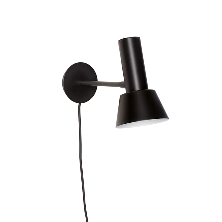 Smuk væglampe H20 cm, Metal-sort Hübsch