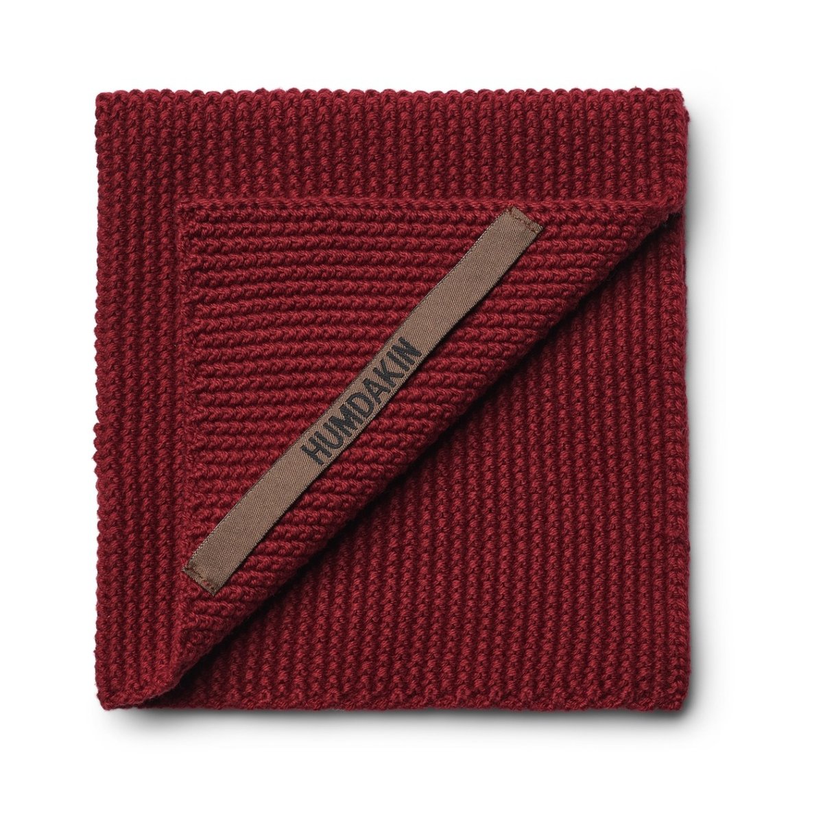 Humdakin Humdakin Knitted karklud 28×28 cm Maroon