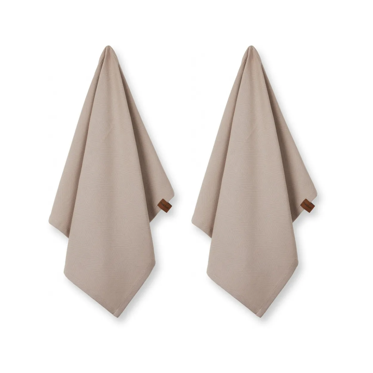 Humdakin Humdakin økologisk viskestykke 45x70 cm 2-pak Light stone