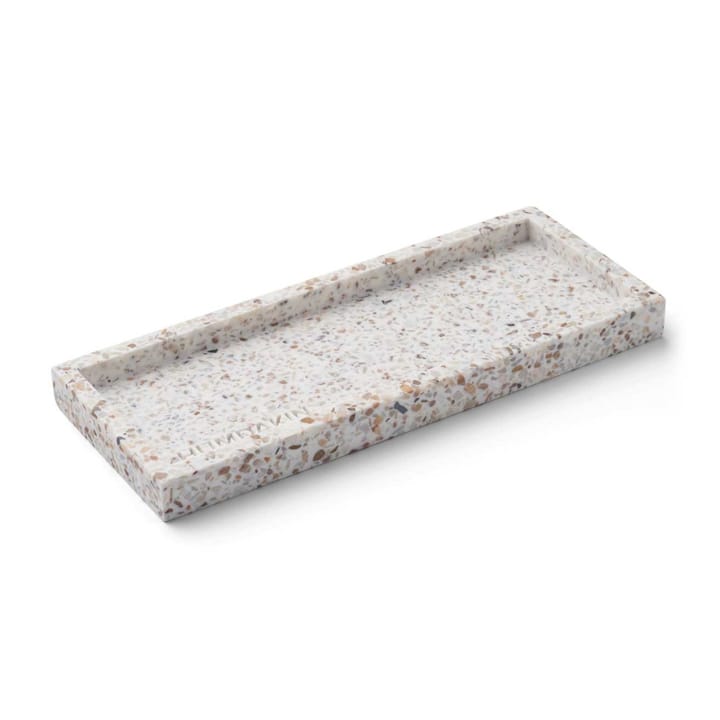 Humdakin Terrazzo bakke 10x25 cm, White/Brown Humdakin