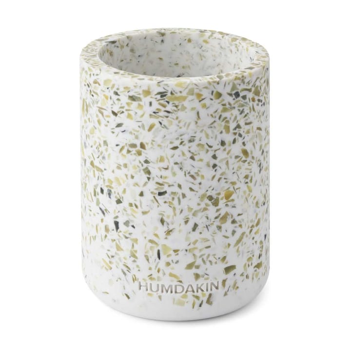 Humdakin Terrazzo vase Ø10 cm, Green/White Humdakin