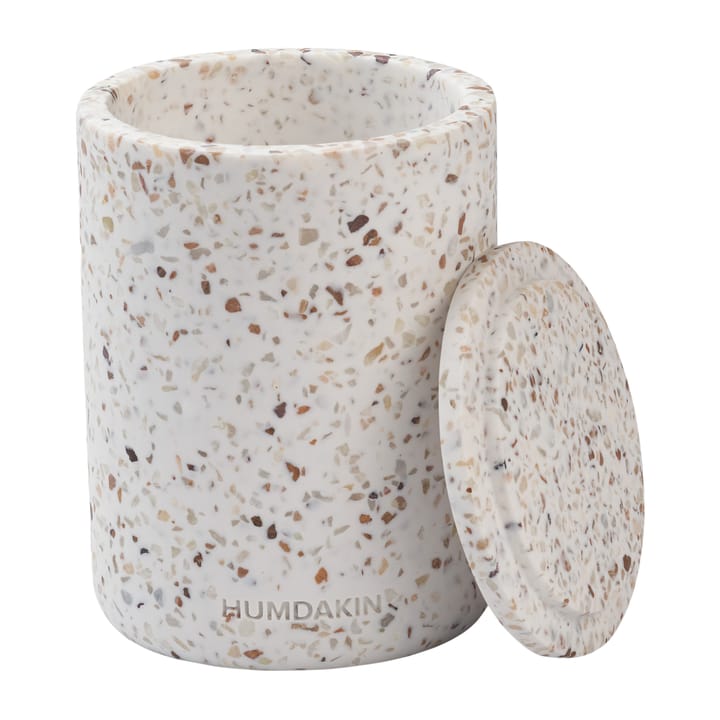 Humdakin Terrazzo vase med låg Ø10 cm, Red/Beige Humdakin