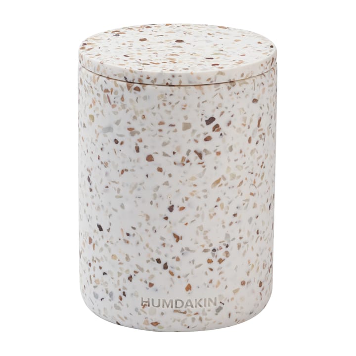 Humdakin Terrazzo vase med låg Ø10 cm, Red/Beige Humdakin