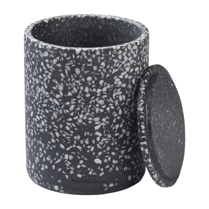 Humdakin Terrazzo vase med låg Ø13 cm, Black Humdakin