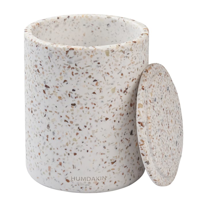 Humdakin Terrazzo vase med låg Ø13 cm, Red/Beige Humdakin