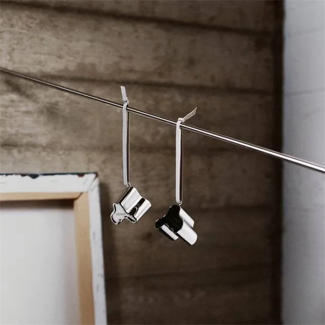 Aalto dekorationsophæng metal, Sølv Iittala